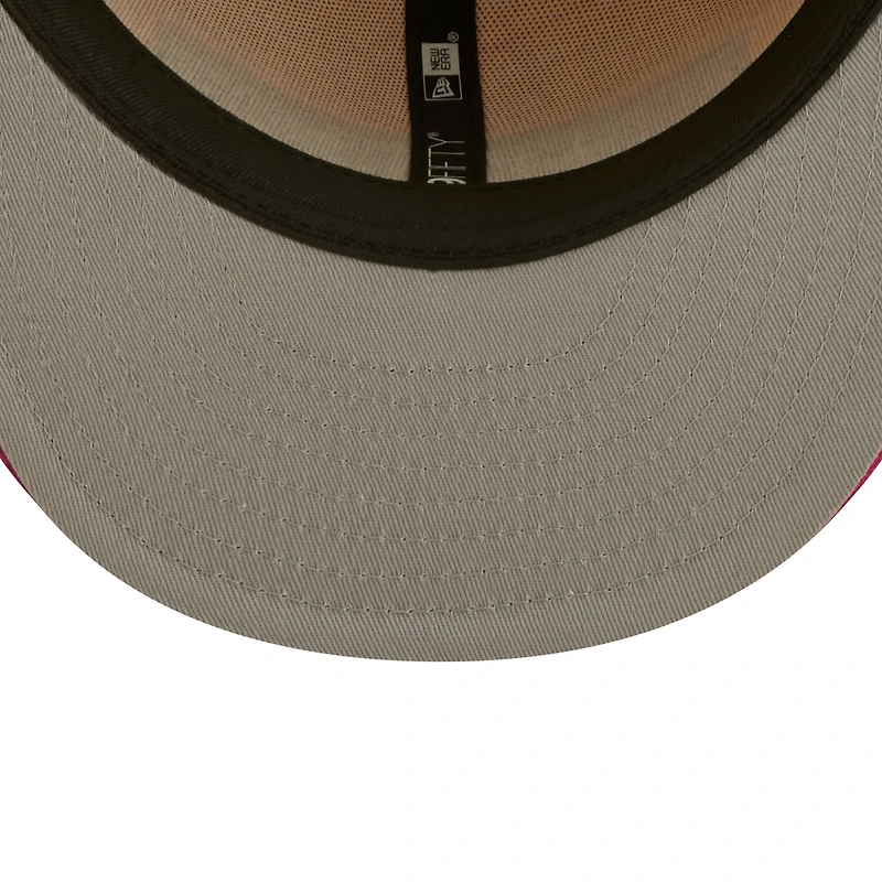 Men's New Era Orange/Pink Chicago White Sox 1933 MLB All-Star Game 50th Anniversary Mango Passion 59FIFTY Fitted Hat
