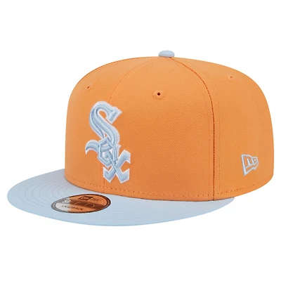 Men's New Era Orange Chicago White Sox Spring Color Two-Tone 9FIFTY Snapback Hat