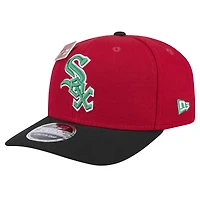 Men's New Era Red/Black Chicago White Sox 2024 Big League Chew Flavor Pack 9SEVENTY Adjustable Hat