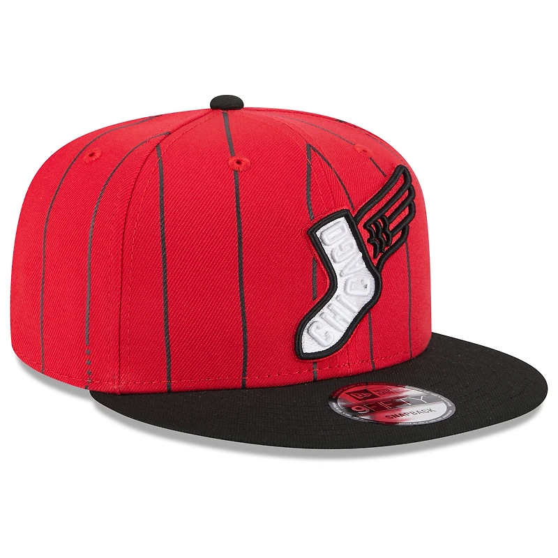 Men's New Era Red/Black Chicago White Sox 2025 City Connect 9FIFTY Snapback Hat