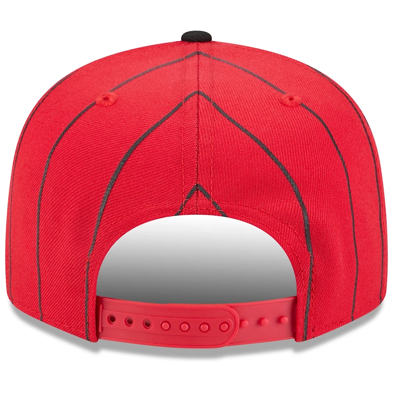 Casquette snapback 9FIFTY City Connect 2025 des Chicago White Sox pour homme, rouge/noir, New Era