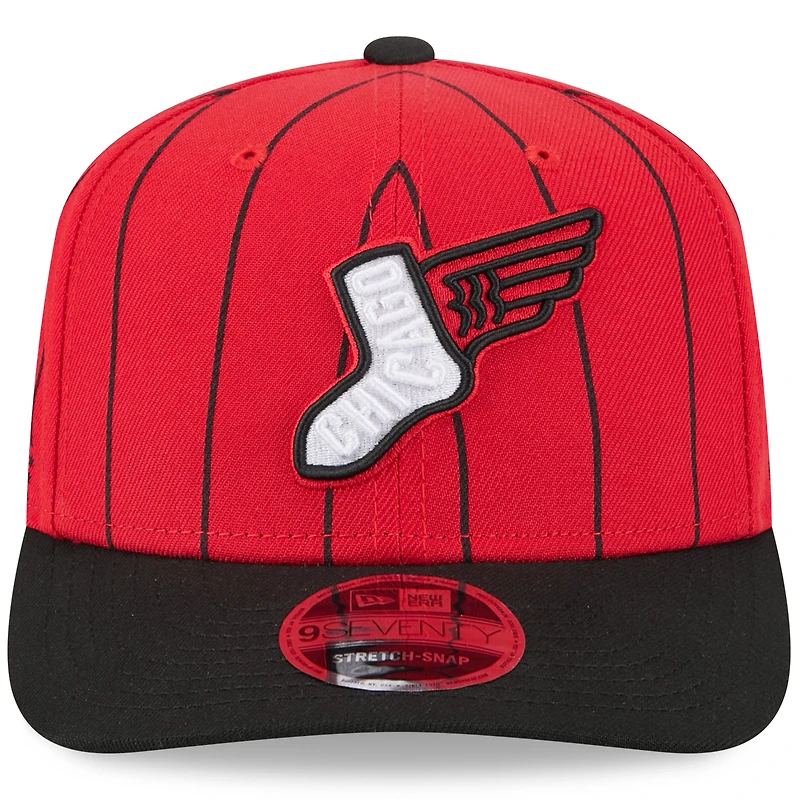Men's New Era Red/Black Chicago White Sox 2025 City Connect 9SEVENTY Adjustable Hat