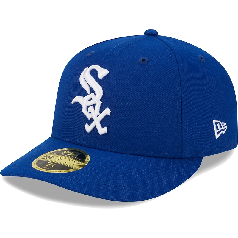 Men's New Era  Royal Chicago White Sox Logo Low Profile 59FIFTY Fitted Hat