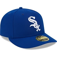 Men's New Era  Royal Chicago White Sox Logo Low Profile 59FIFTY Fitted Hat