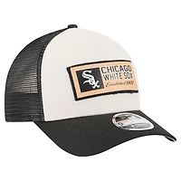 Casquette New Era 9FORTY pour homme, motif A-Frame, pierre/noir, Chicago White Sox