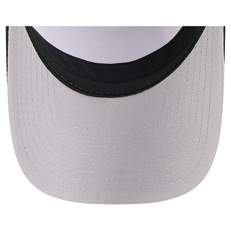 Men's New Era Stone/Black Chicago White Sox Text A-Frame Trucker 9FORTY Hat