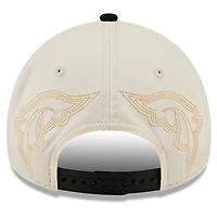 Casquette ajustable New Era Stone Chicago White Sox 9FORTY à coutures western pour homme