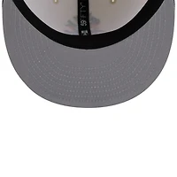 Men's New Era White/Black Chicago White Sox Blossom 59FIFTY Fitted Hat