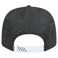 Men's New Era White/Black Chicago White Sox Established Patch 9SEVENTY Adjustable Hat