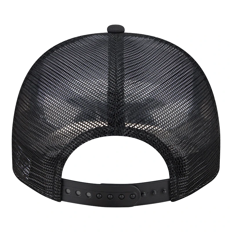 Casquette trucker New Era 9FIFTY pour homme, blanche et noire, Chicago White Sox Foodie A-Frame.