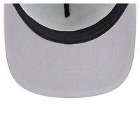 Men's New Era White/Gray Chicago White Sox Retro Script Trucker 9FIFTY Snapback Hat