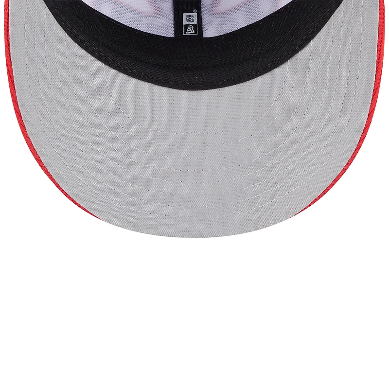 Men's New Era White/Red Chicago White Sox 2025 City Connect Batting Practice Low Profile 59FIFTY Fitted Hat