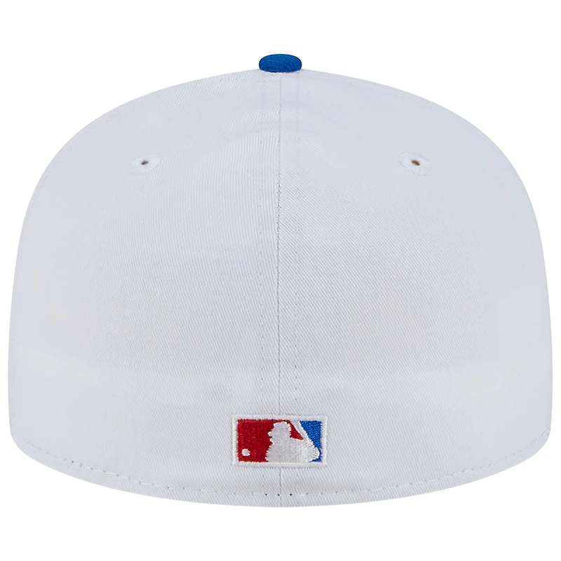 Casquette ajustée 59FIFTY avec sous-visière Chicago White Sox New Era pour homme, blanc/rouge