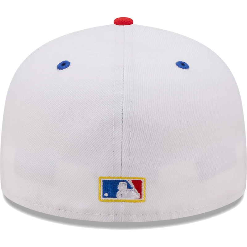 Men's New Era White/Royal Chicago White Sox 2005 World Series Cherry Lolli 59FIFTY Fitted Hat