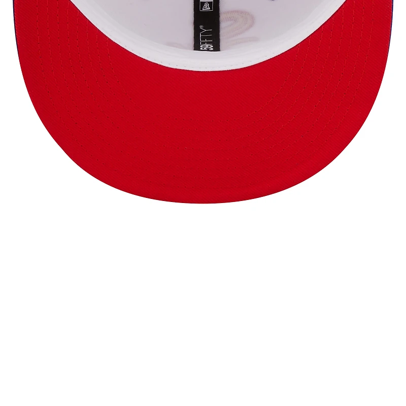 Men's New Era White/Royal Chicago White Sox 2005 World Series Cherry Lolli 59FIFTY Fitted Hat