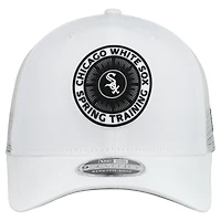 Men's New Era  White Chicago White Sox 2026 Spring Training Fan Pack 9SEVENTY Adjustable Trucker Hat