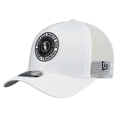 Men's New Era  White Chicago White Sox 2026 Spring Training Fan Pack 9SEVENTY Adjustable Trucker Hat