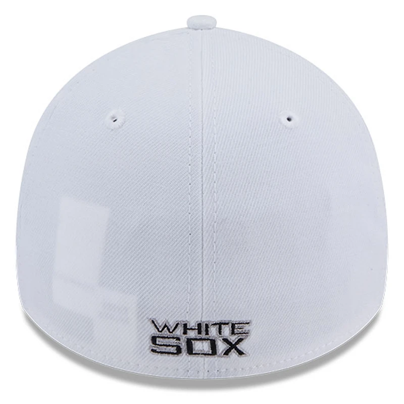 Men's New Era White Chicago Sox 39THIRTY Flex Hat