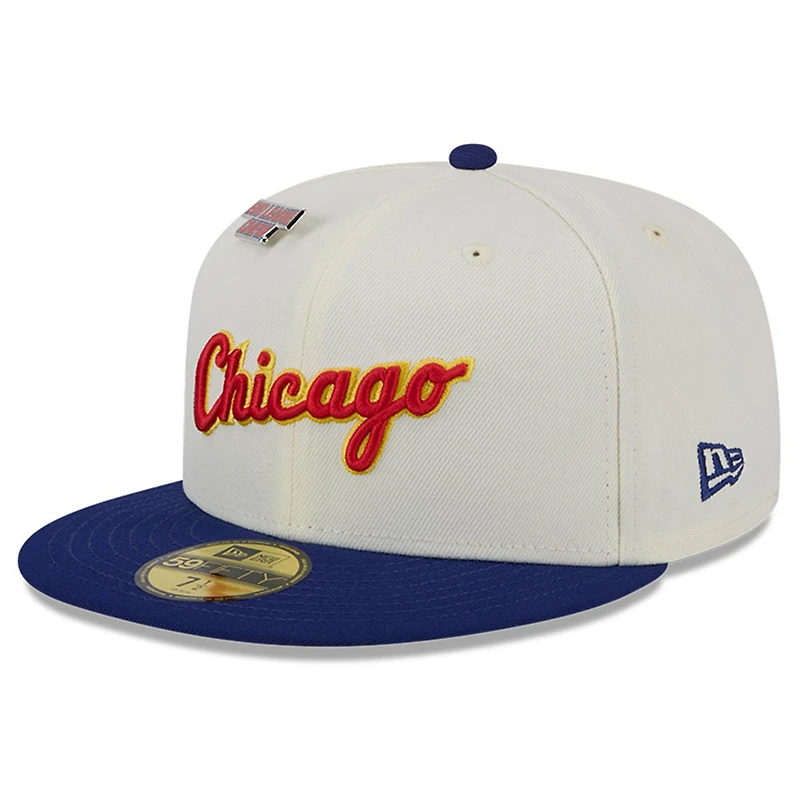 Men's New Era White Chicago Sox Big League Chew Original 59FIFTY Fitted Hat
