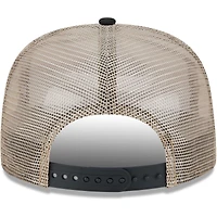 Casquette Snapback 9FIFTY Trucker Snapback Chicago White Sox Chrome Camo New Era pour homme avec cadre en A, blanc