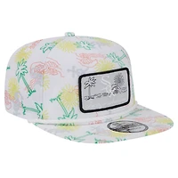 Men's New Era White Chicago White Sox Islander Golfer Snapback Hat