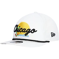 Casquette ajustable de golfeur Paradise Chicago White Sox blanche New Era pour homme