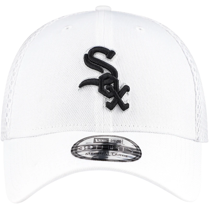 Men's New Era White Chicago Sox REPREVE Neo 39THIRTY Flex Hat