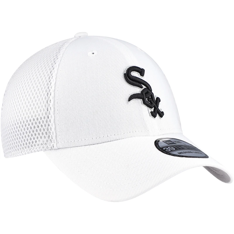 Men's New Era White Chicago Sox REPREVE Neo 39THIRTY Flex Hat