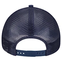 Men's New Era White Chicago White Sox Retro Wordmark 9FORTY A-Frame Trucker Adjustable Hat