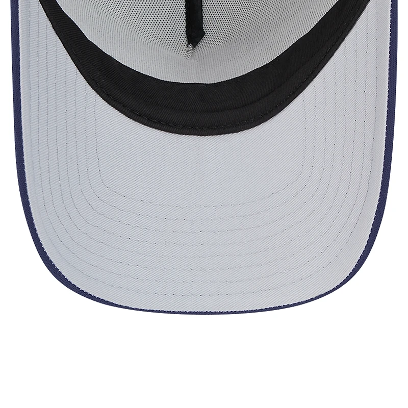 Casquette réglable de camionneur A-Frame New Era pour hommes, blanche, Chicago White Sox, mot-symbole rétro 9FORTY