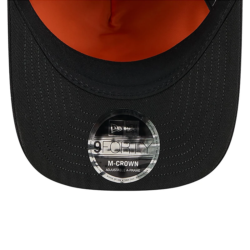 Men's New Era x Alpha Industries  Black Chicago White Sox A-Frame 9FORTY Adjustable Hat
