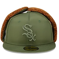 Casquette ajustée 59FIFTY olive Chicago White Sox pour homme New Era x Alpha Industries