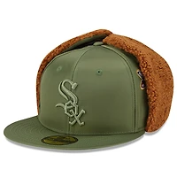 Men's New Era x Alpha Industries  Olive Chicago White Sox Dog Ear 59FIFTY Fitted Hat