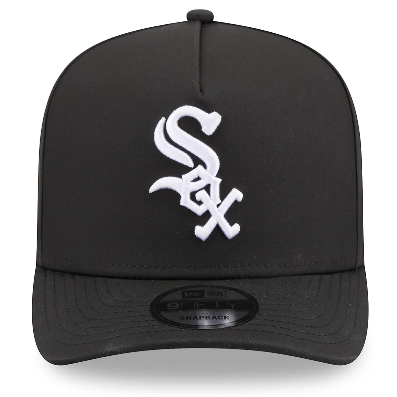 Casquette ajustable New Era x GORE-TEX noire Chicago White Sox A-Frame 9FIFTY pour homme
