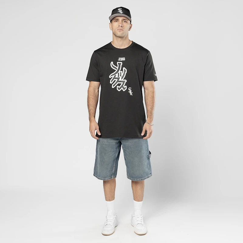 T-shirt noir New Era x Hyperfly pour homme des Chicago White Sox