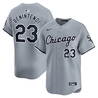 Men's Nike Andrew Benintendi White Chicago Sox Road Limited Player Jersey