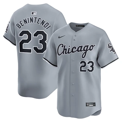 Men's Nike Andrew Benintendi White Chicago Sox Road Limited Player Jersey