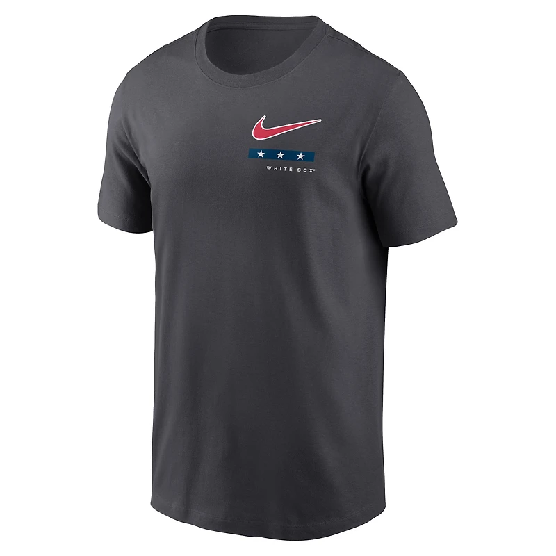 T-shirt Chicago White Sox Americana Nike anthracite pour homme