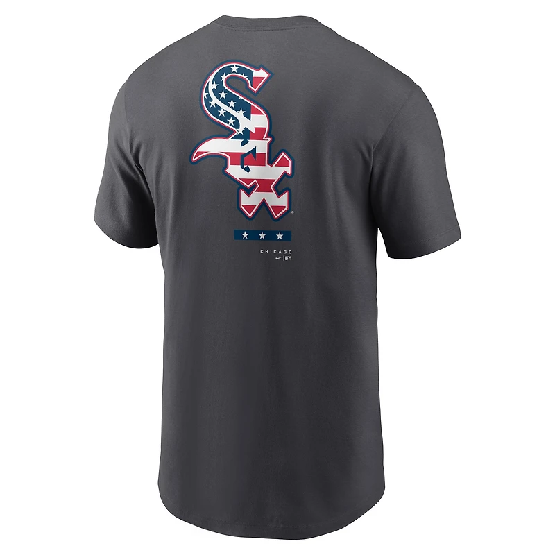 T-shirt Nike anthracite Chicago White Sox Americana pour homme