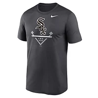 Men's Nike Anthracite Chicago White Sox Big & Tall Icon Legend Performance T-Shirt