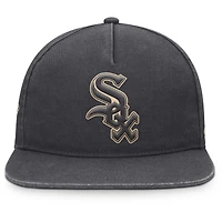Casquette ajustable Nike Monotone Pro des Chicago White Sox pour homme, anthracite