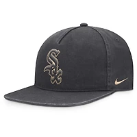 Casquette ajustable Nike Monotone Pro des Chicago White Sox pour homme, anthracite