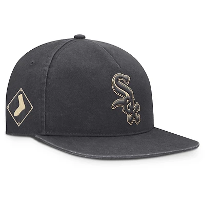 Casquette ajustable Nike Monotone Pro des Chicago White Sox pour homme, anthracite