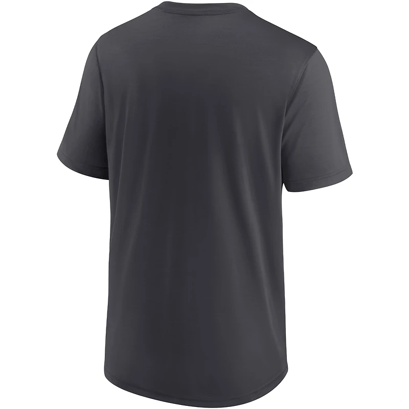 T-shirt Nike Anthracite Chicago White Sox Swoosh Town Performance pour homme