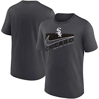 T-shirt Nike Anthracite Chicago White Sox Swoosh Town Performance pour homme