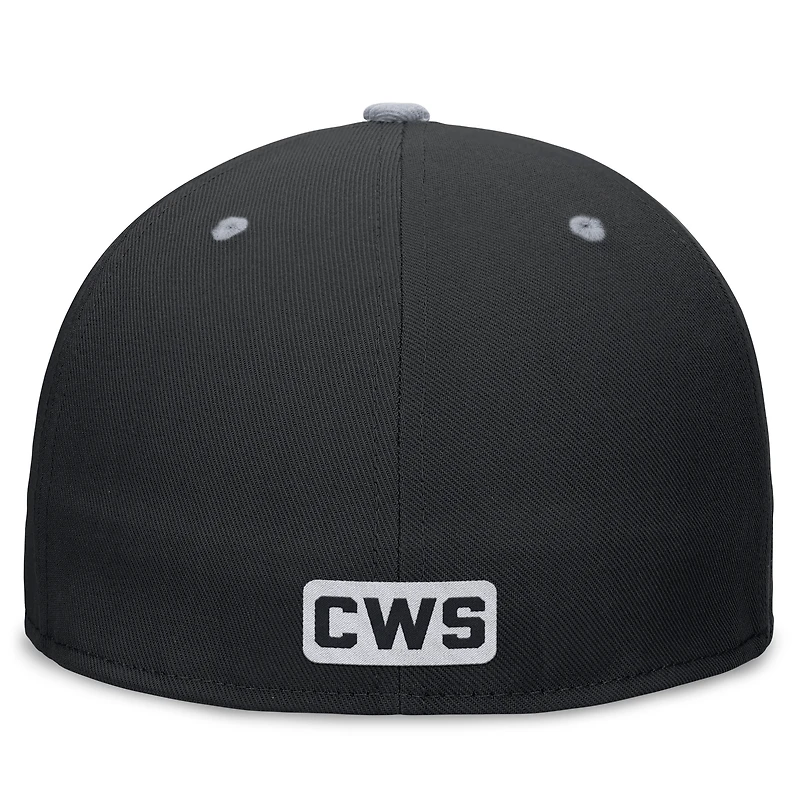 Men's Nike Black/Gray Chicago White Sox City Connect True Fitted Hat