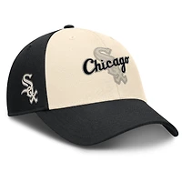 Casquette ajustable Nike noire/naturelle pour homme Chicago White Sox Statement Club Performance