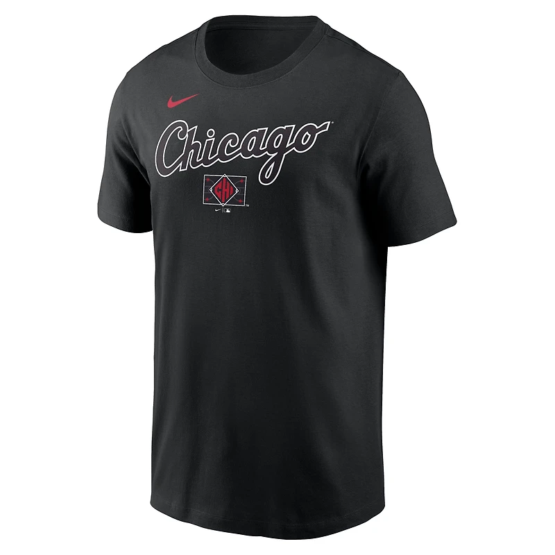T-shirt Nike noir pour homme avec logo City Connect des Chicago White Sox 2025