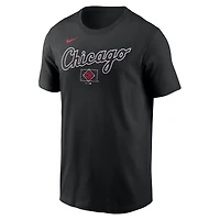 T-shirt Nike noir pour homme avec logo City Connect des Chicago White Sox 2025
