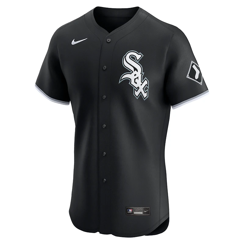 Maillot Nike Alternate Vapor Premier Elite Patch Chicago White Sox noir pour homme